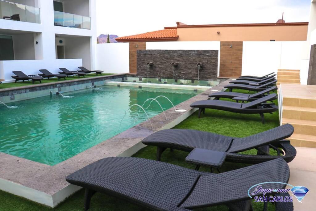 Апартаменти Departamento Turquesa 2 Joyas Del Mar San Carlos Nuevo Guaymas Екстер'єр фото